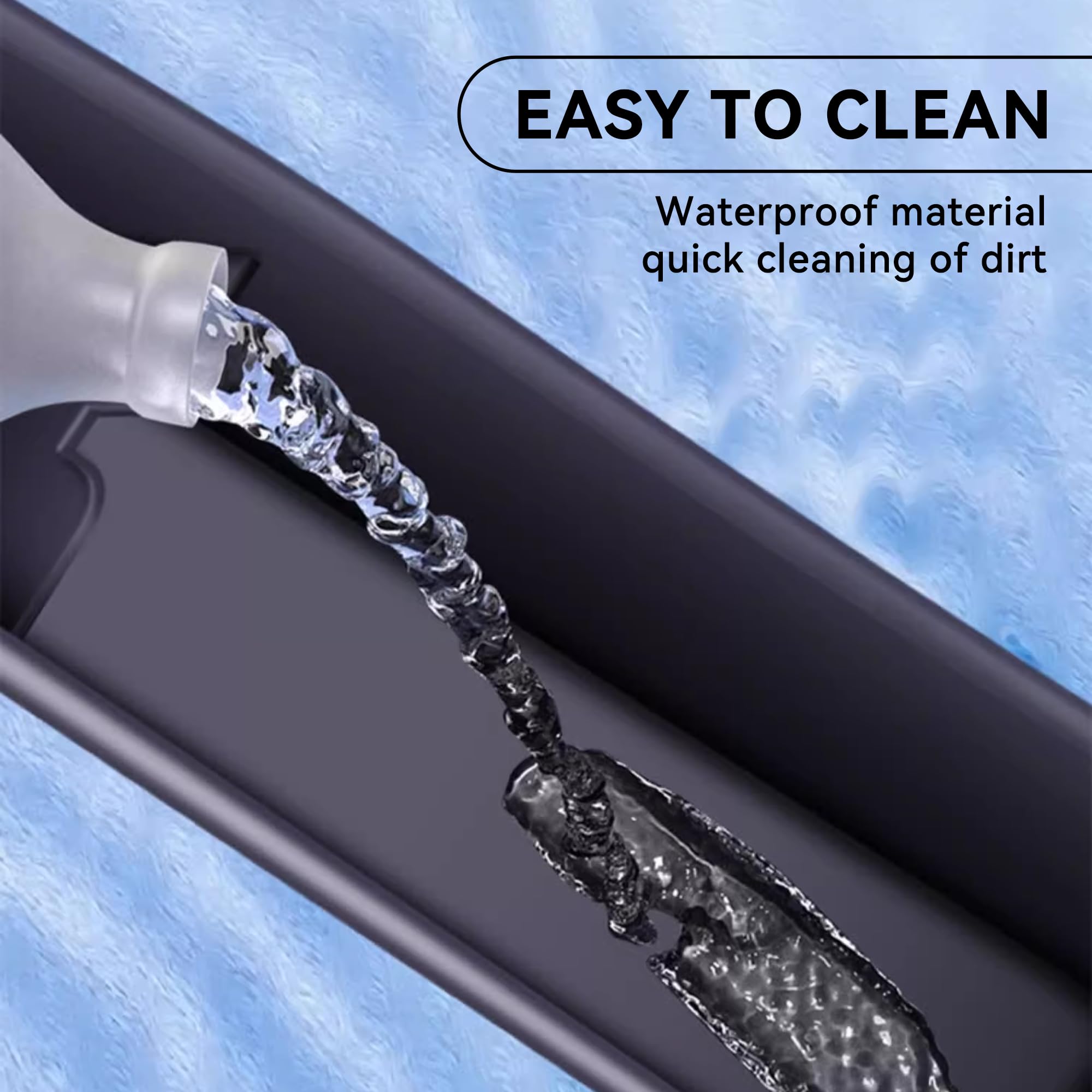 Tioollev 2PCS Car Seat Gap Filler, Automotive Seat Organizer Fill The Gap Between Seat and Console, Universal Car Storage Box Inserts Fill The Gap Between Seat &Console for Coins Wallets Keys (Black)