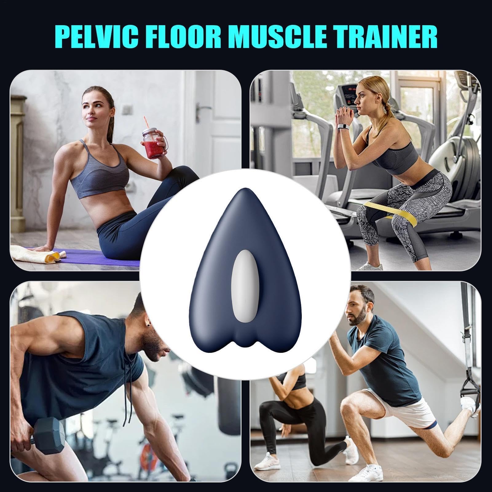 Dispositif D'Entraînement Du Plancher Pelvien Pour Femme - Exerciceur À Télécommande,Exerciceur Musculaire Du Plancher Pelvien Avec Chauffage | Pour Hommes Et Femmes, Renforcement, Post-Partum, À