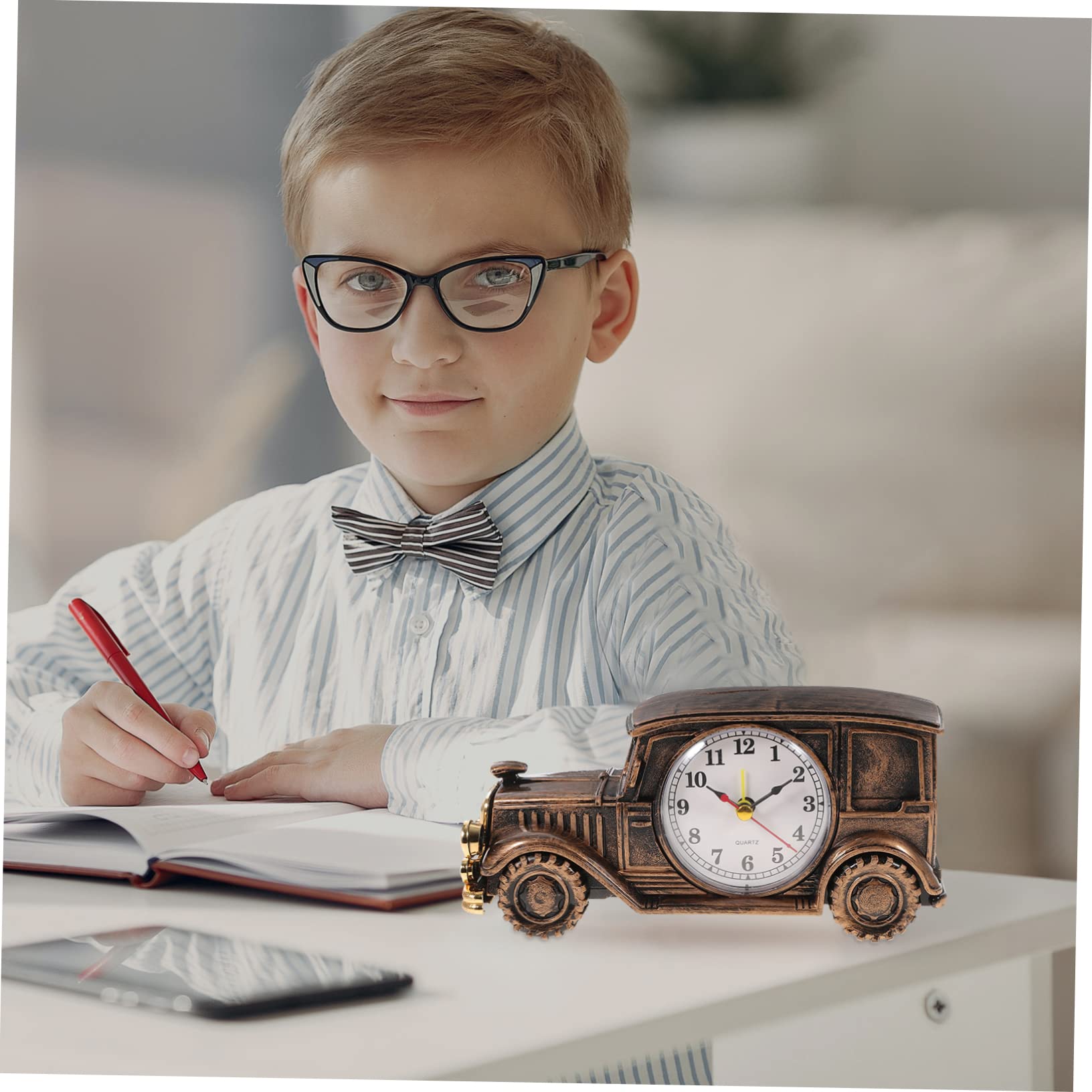 Amazon.co.jp: NUOLUX 車用目覚まし時計 装飾時計 家用コレクション