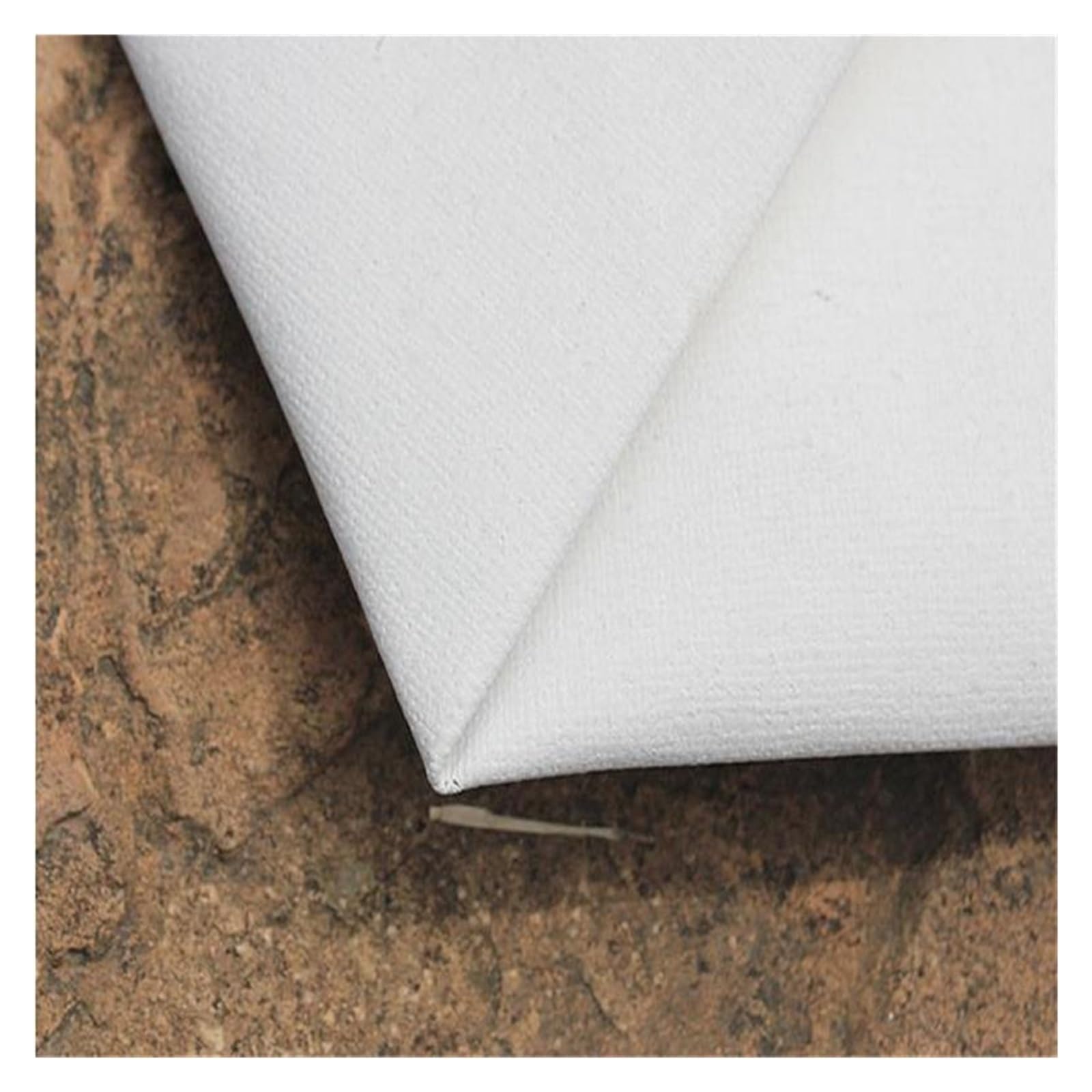 Rollo De Lona En Blanco Rollo de Lona en Blanco de algodón Blanco imprimado de 280g for práctica de Pintura a Mano, 28/38/48/58cm de Ancho(58cm x 5m)