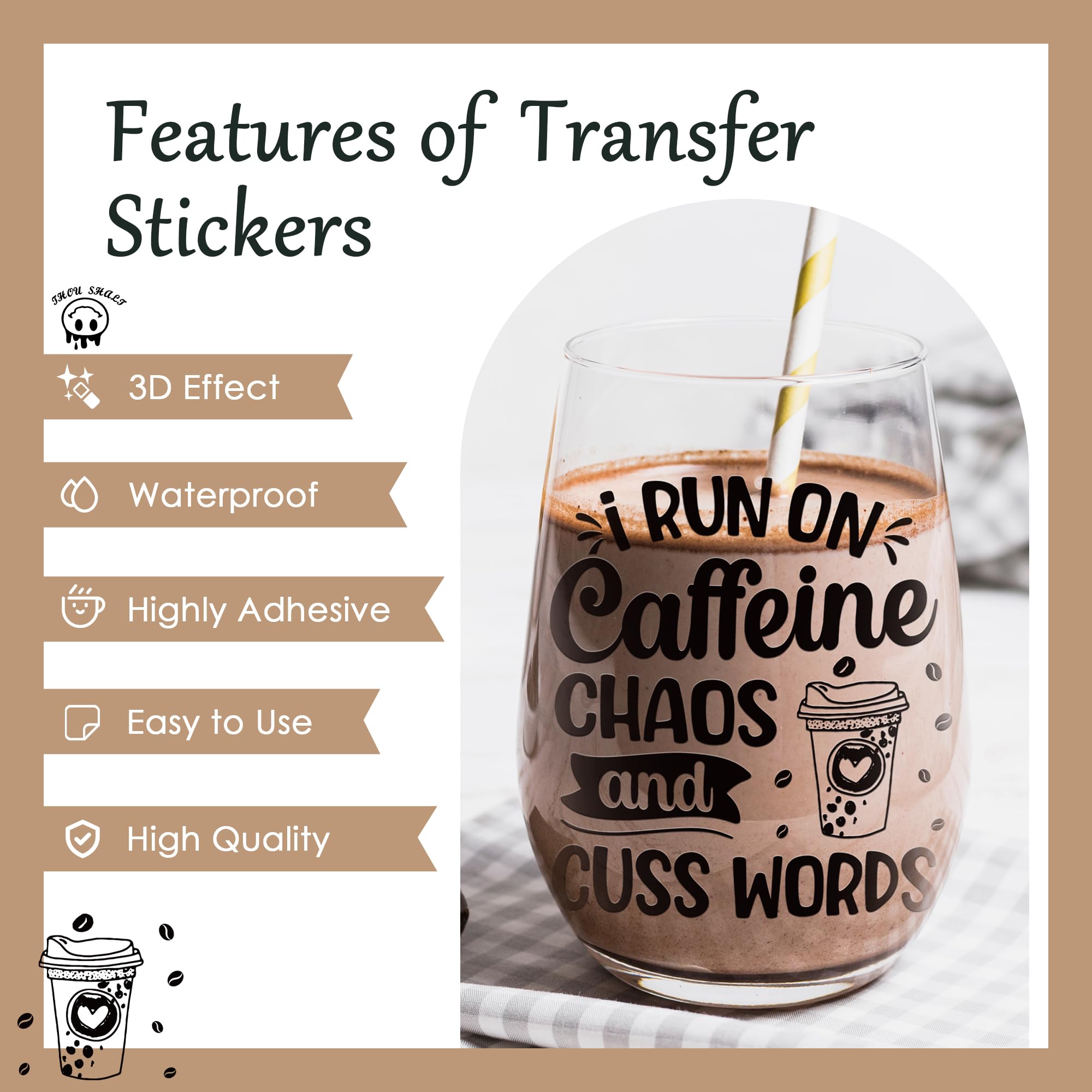 Funny Quote Vinyl Decal Sticker - Multiple Colors, Perfect For Coffee Cups, Tumblers, Mugs & More