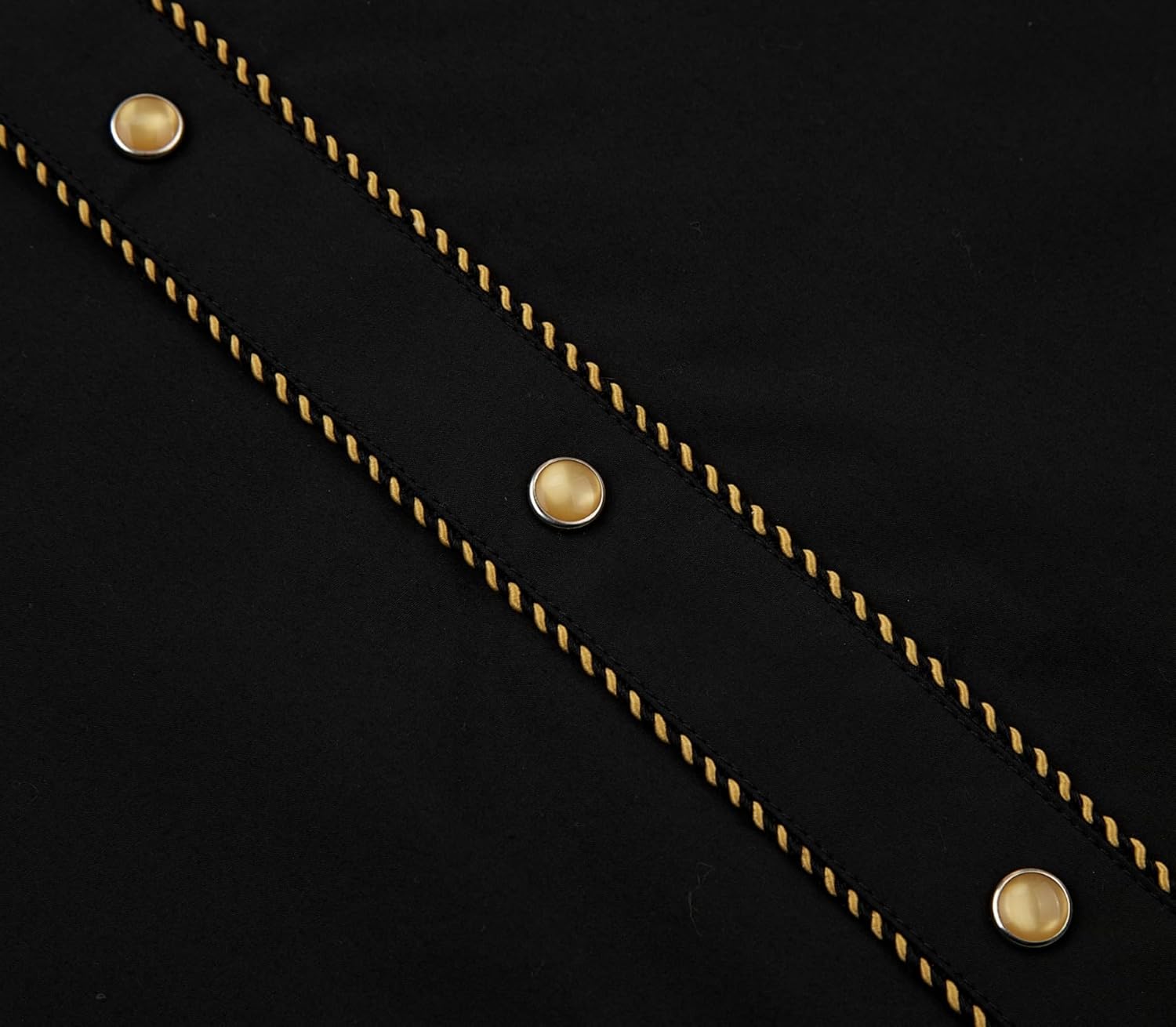 Men's Western Cowboy Shirt Embroidered Exquisite Long Sleeve Regular Fit Snap Button Down Shirts - Image 5