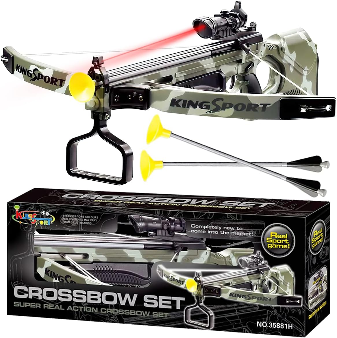 Kingsport Archery Bow and Arrow Set for kids with Infrared Red Light 1