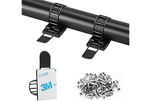 3M Adjustable Wire Management Adhesive Cable Clamps