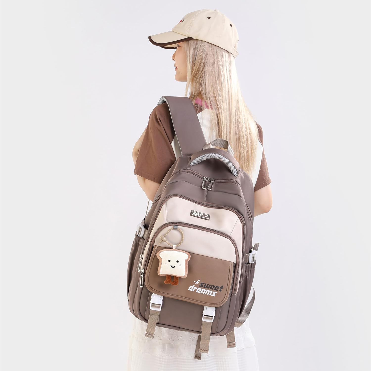 OKKID middle high school backpack for girls bookbag christmas gifts for teen girl elementary school bags kids travel backpack - Image 9