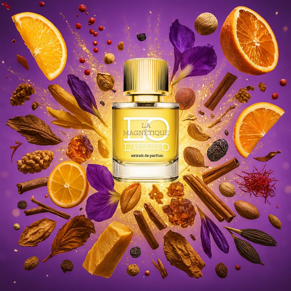L’ATELIERO - La Magnétique - Extrait de Parfum - 50ml | Unisexparfum | warm würzig harzig amber | für tag, arbeit, abend und besondere anlässe