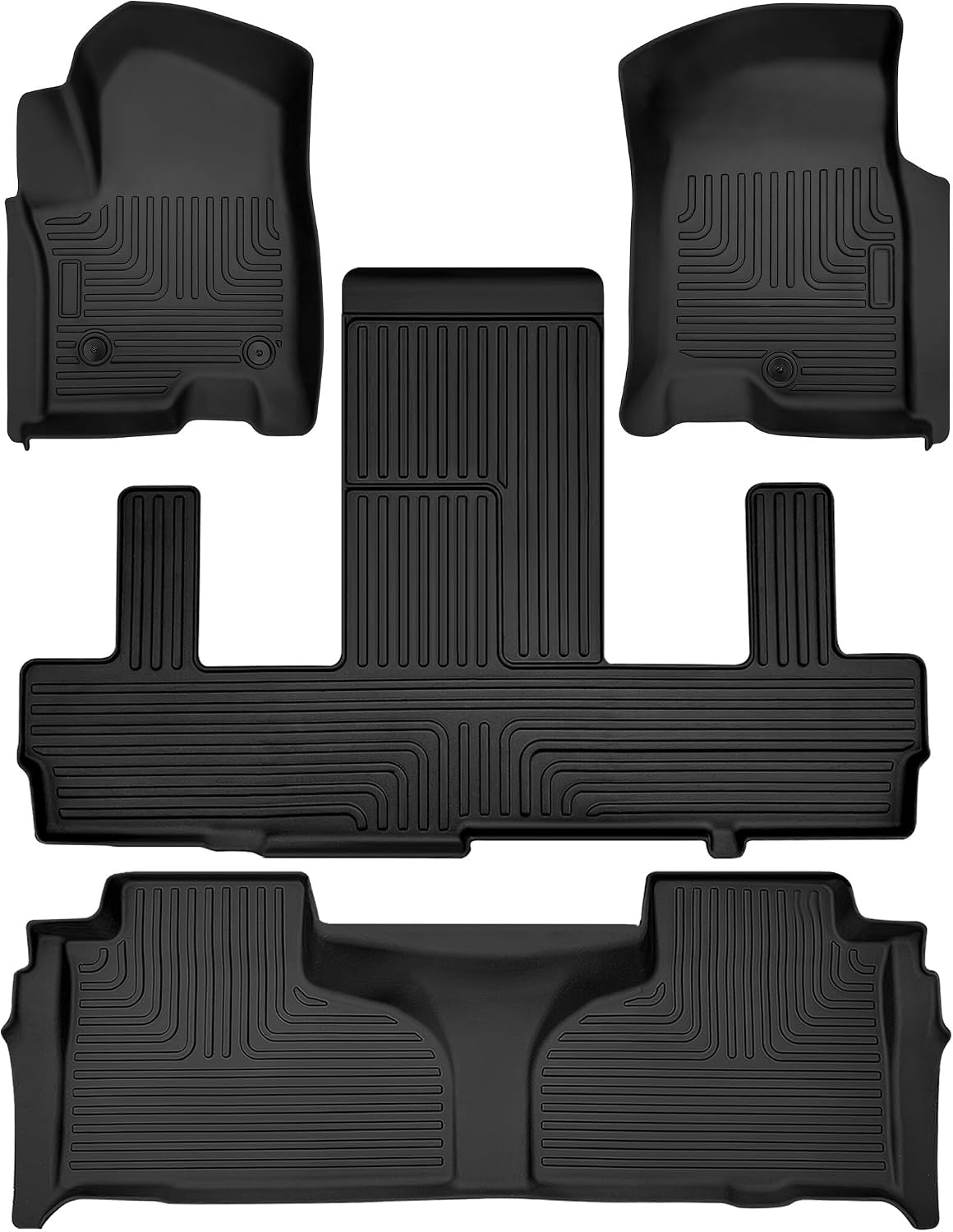 SMARTLNER Custom Ft Floor Mats & Cargo Lner 2015-2020 Chevy Suburban