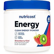 Nutricost Energy Complex (Strawberry Kiwi) (60 Servings) - Clean Energy Powder, 300g Dietary Supplement