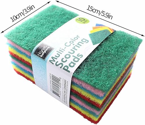 Miniatura 6 de Paño multifuncional para lavar platos de aceite de cocina, paño de limpieza de color, paño de esponja para lavar platos, 40 piezas en perlas de