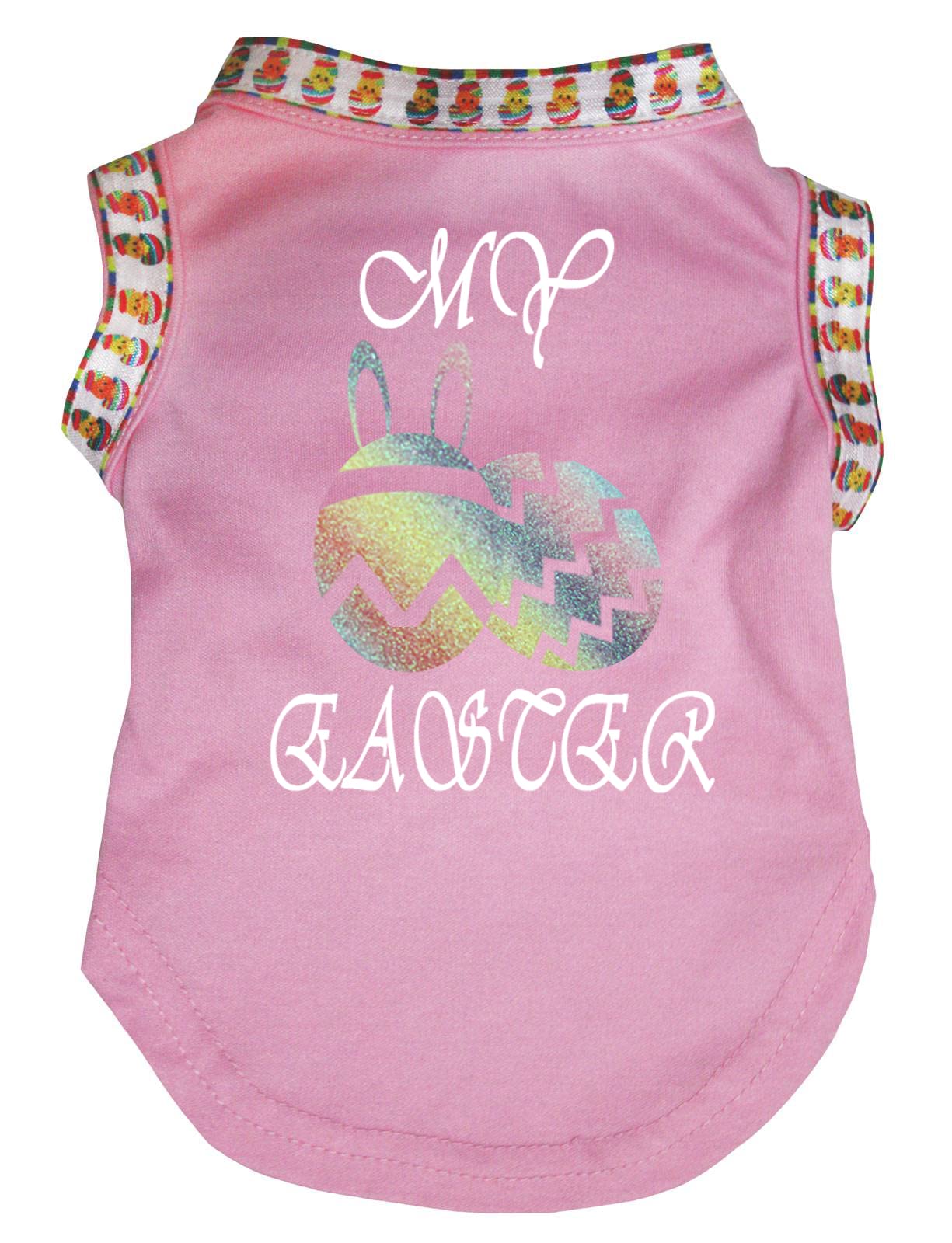 Chemise pour chien rose Petitebella XXXL idéale pour les fêtes de Pâques