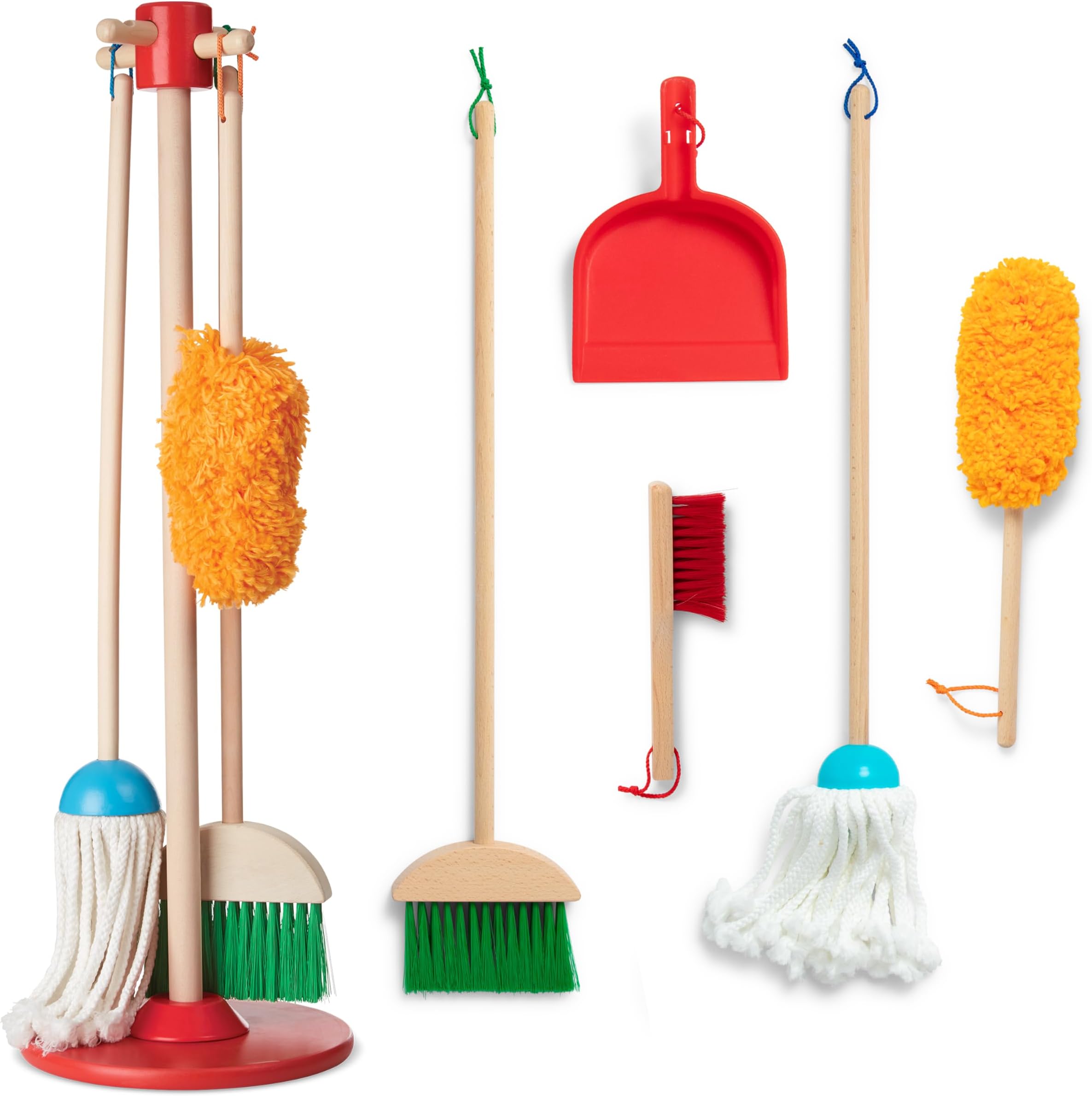 Melissa & Doug Let's Play House Dust! Sweep! Mop! 6-Piece Pretend Play Set