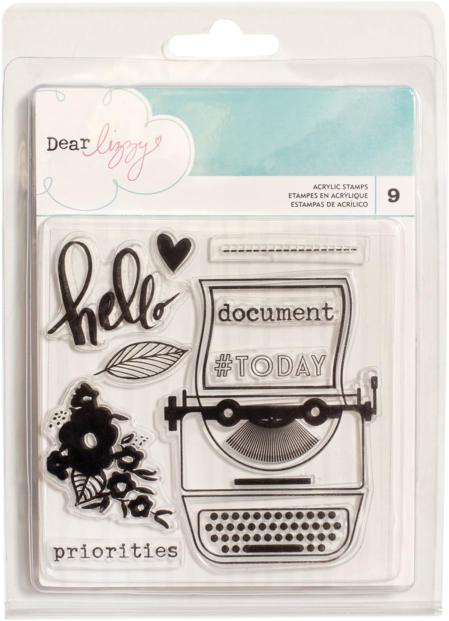 American Crafts 9 Piece Dear Lizzy Documentary Acrylic