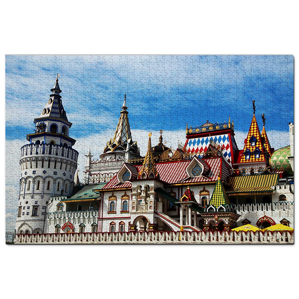 Russia Izmailovo Kremlin Museum Moscow Puzzle 2000 pieces puzzle adults game graphic travel souvenir 70x100CM