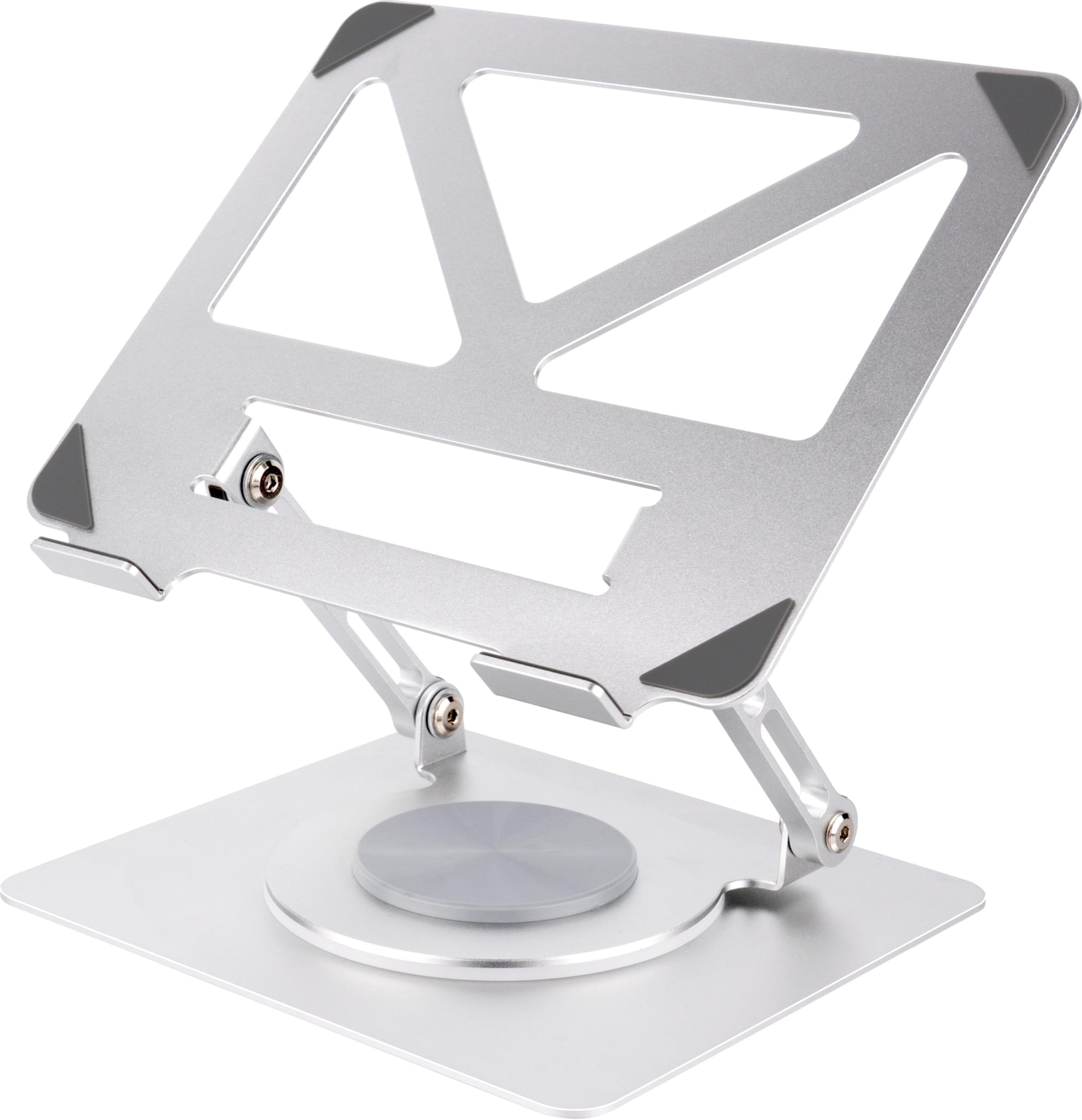 360 Rotating Aluminum Laptop Stand Adjustable Foldable Ergonomic Computer Stand Compatible with MacBook iPad Dell HP up to