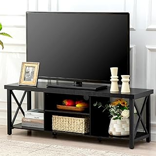 GAZHOME TV Stand for TV up to 65 Inches, TV Cabinet with Open Storage,