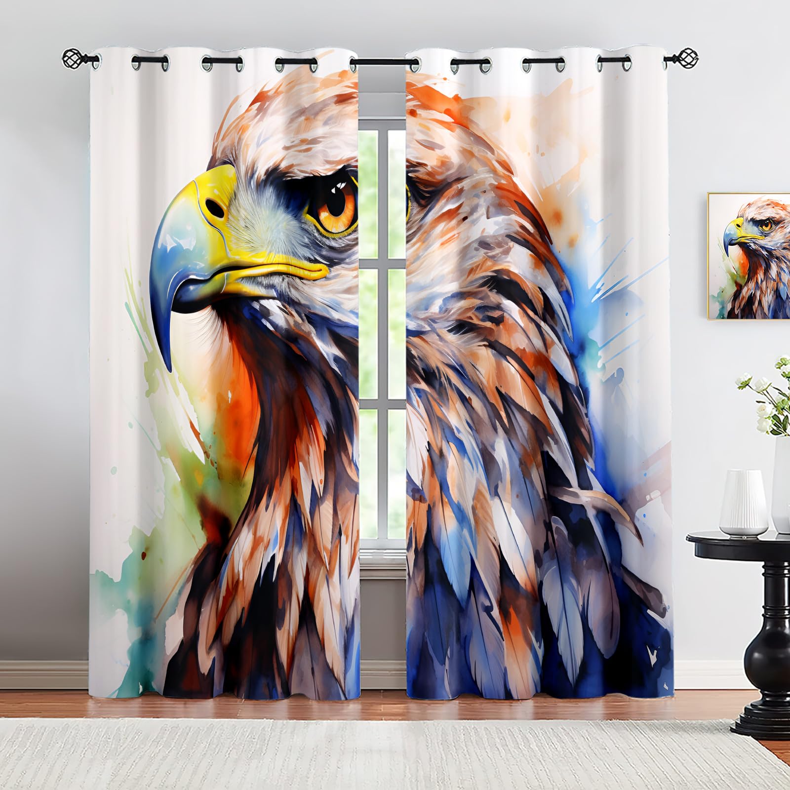 Rideaux occultants aigle contre la chaleur et la lumiere en salle de bain