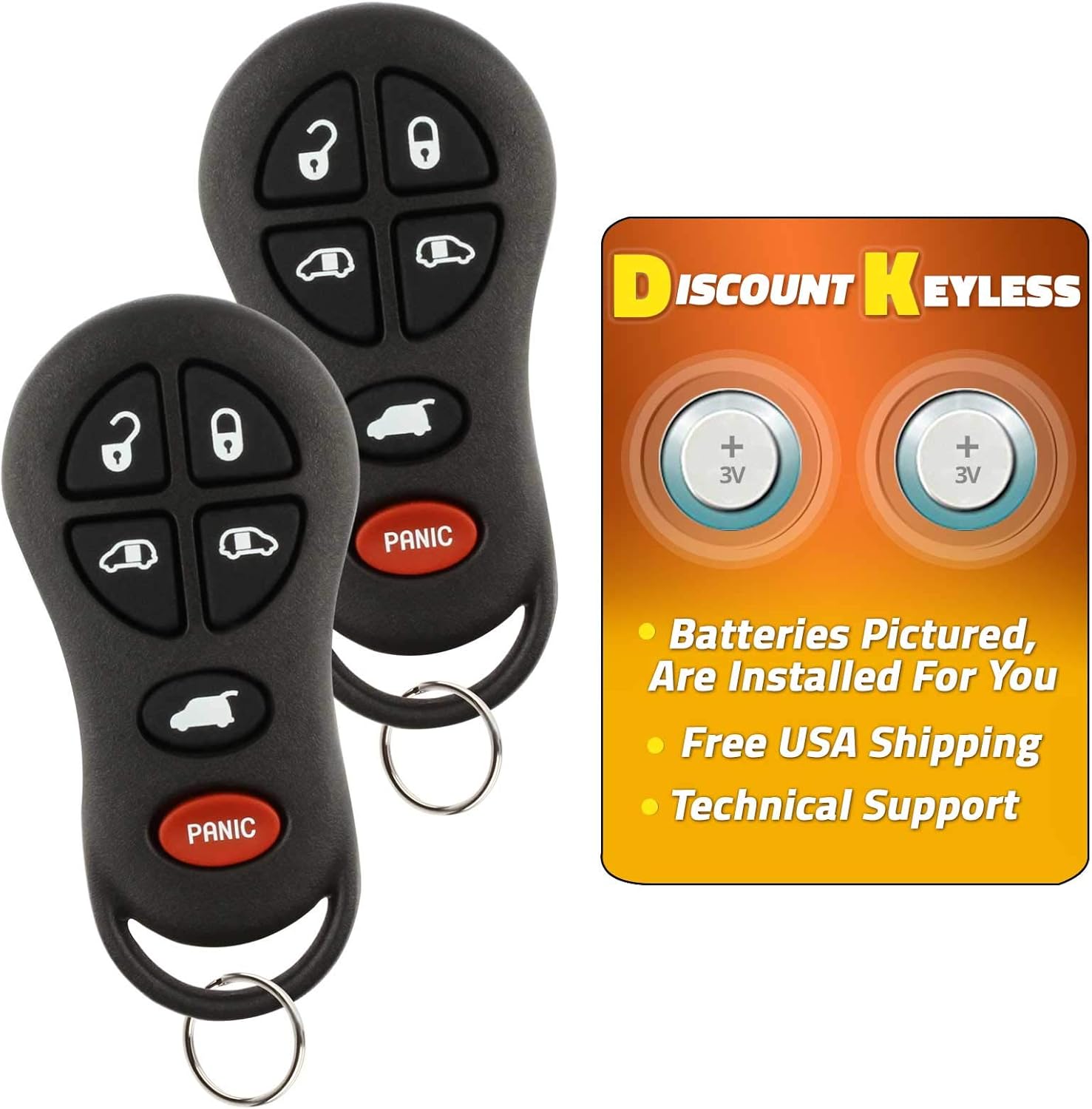 Discount Keyless Replacement Key Fob Car Entry Remote For