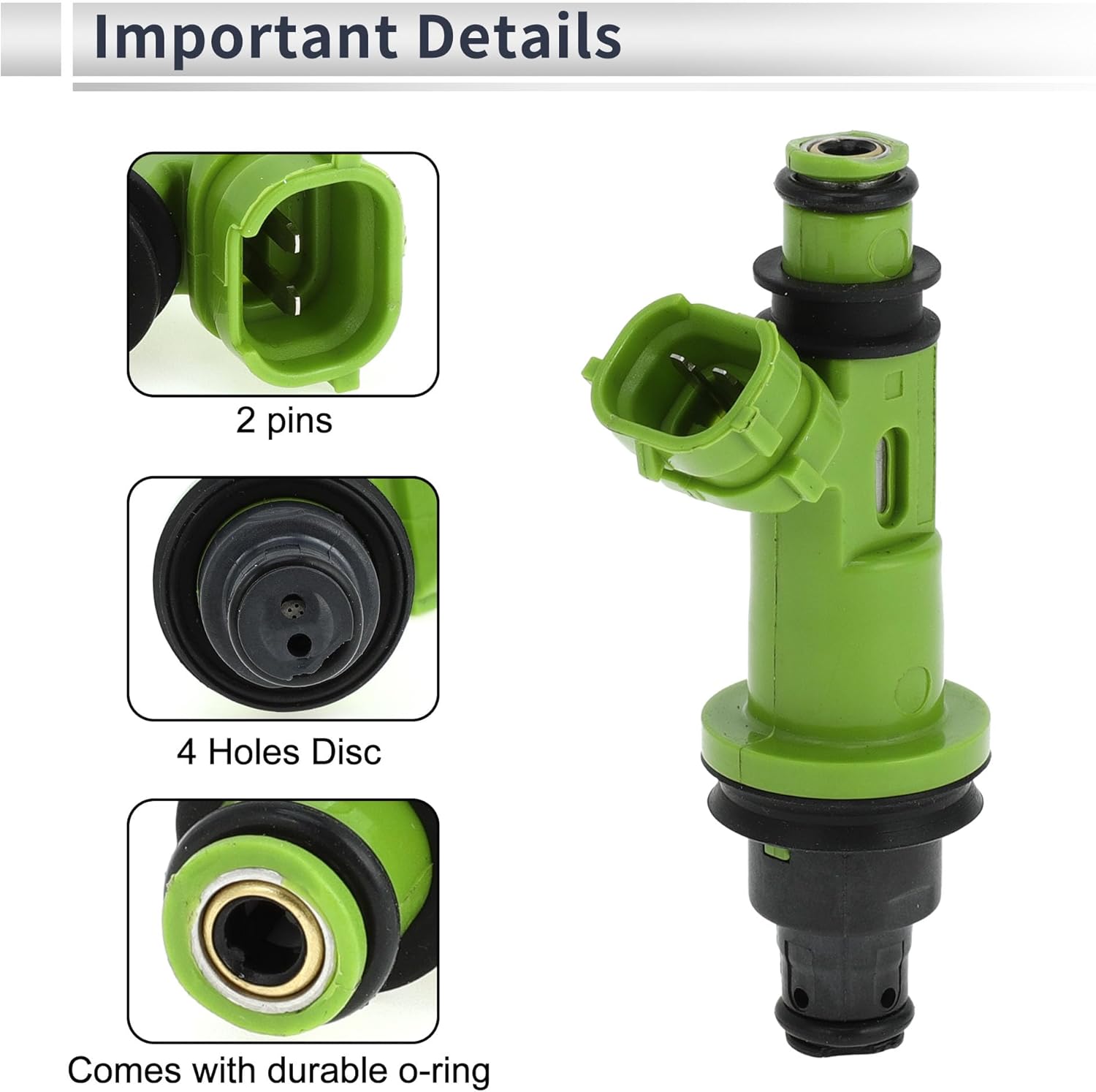 Fuel Injector for LEXUS GS430 2001-2007 Flow Match Fuel Nozzle No.23209-50050 8 Pcs Replacement Car Parts