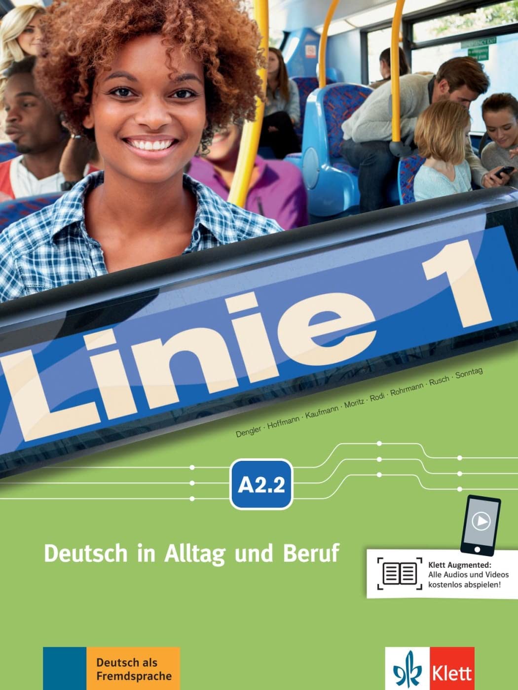 Linie 1, Kurs- und übungsbuch + mp3 + Videoclips - A2.2: Kurs- und