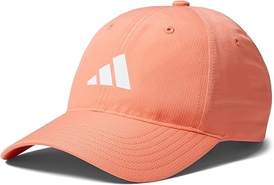 adidas Golf Standard Womens Tour Badge Hat, Coral Fusion, OSFM