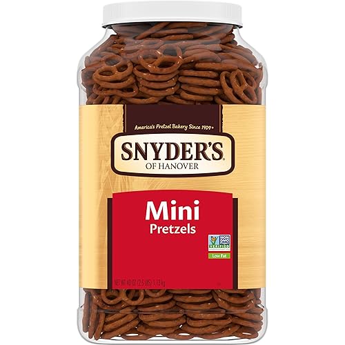 Miniatura 15 de Snyder's of Hanover Mini pretzels, paquetes individuales de 100 calorías, 36