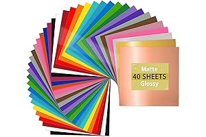 Lya Vinyl 40-Pack Permanent Vinyl Sheets