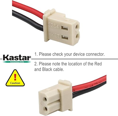 Miniatura 2 de Kastar Batería de repuesto de 3.6V 1000mAh para AT&T BATT-2400 UL240 Lucent 00192 192 89-1333-00-00 89-1333-01-00 LS5101 LS5105 LS5145 LS5146 BT5633