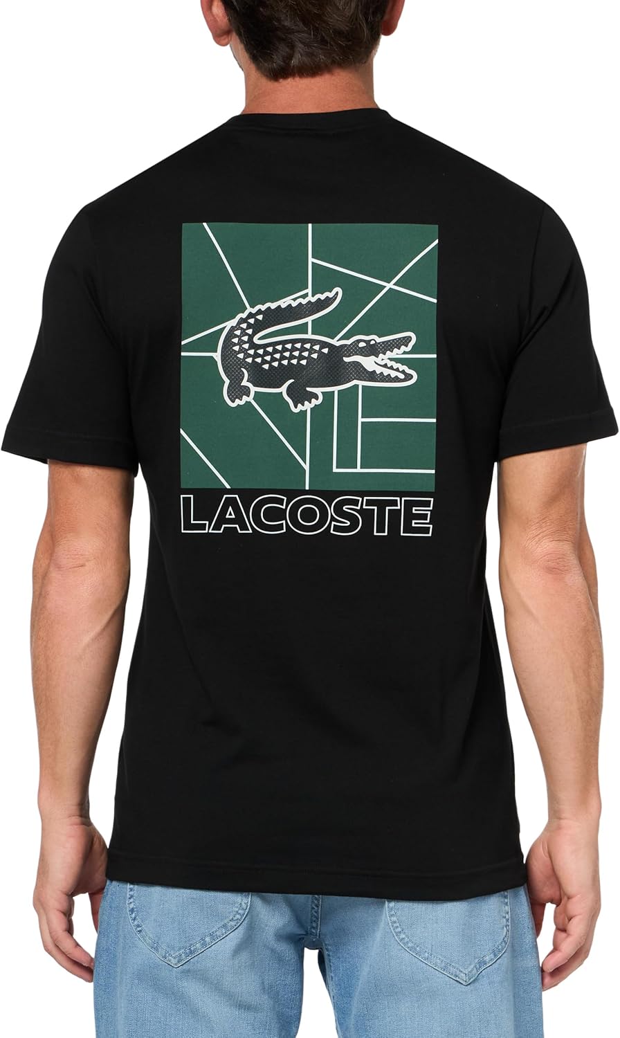 Lacoste Mens Regular Fit Iconic Croc T-Shirt - Image 2