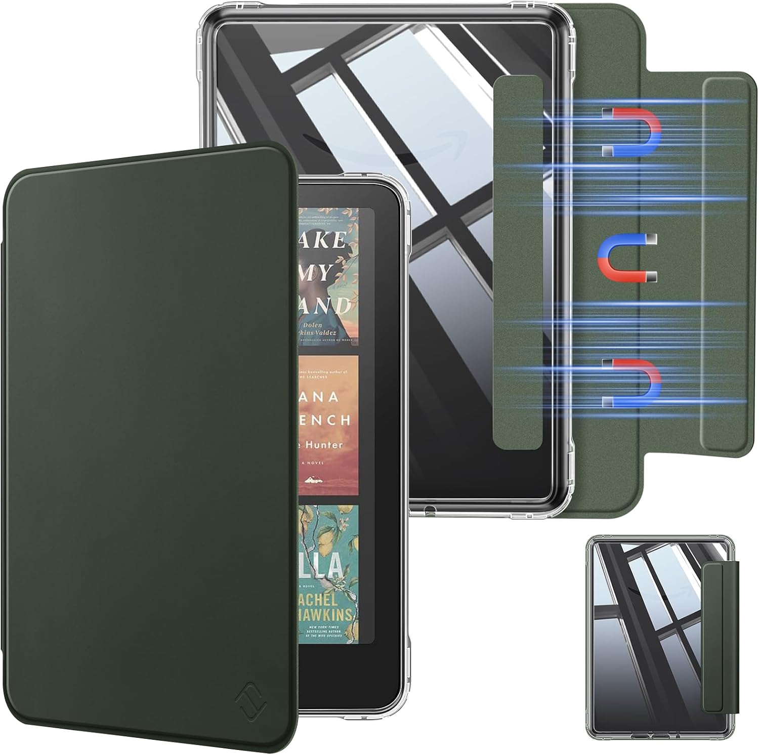 Fintie Zdejmowane etui magnetyczne do Kindle Paperwhite (12. generacji) i Kindle Colorsoft/Paperwhite Signature Edition 2025/2024, TPU odporne na uderzenia etui ochronne z automatycznym wygaszeniem