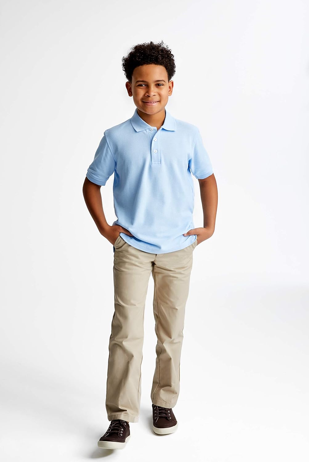 French Toast Boys' Short Sleeve Pique Polo: Clothing, Shoes & Jewelry
