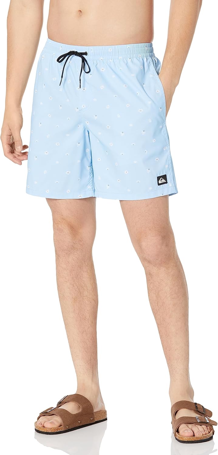 Quiksilver Men's Standard Re-Mix Volley 17 Boardshort Swim Trunk