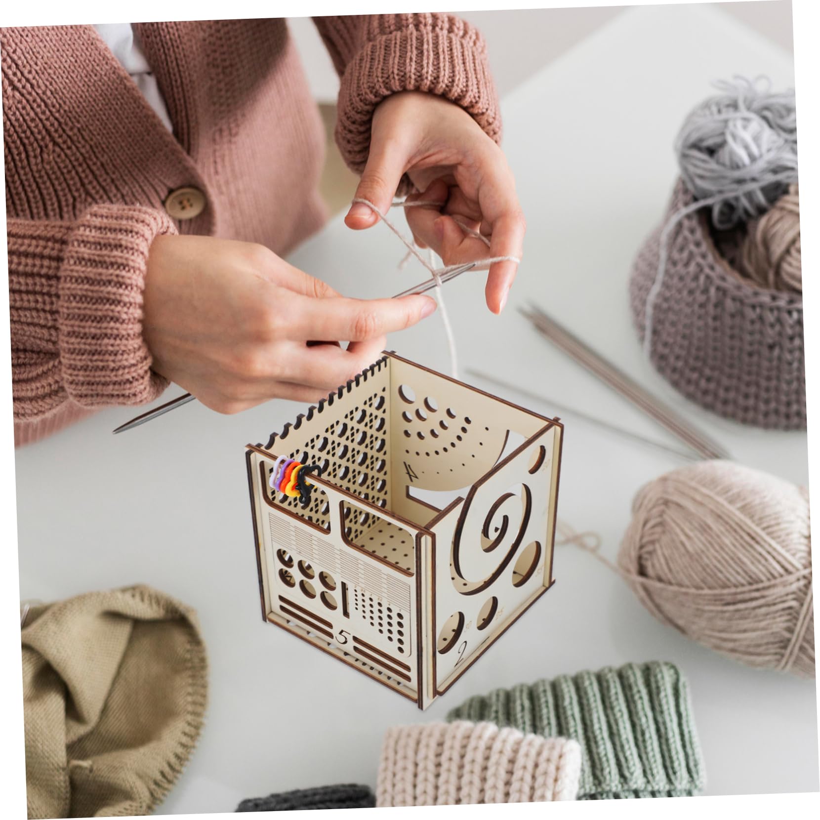 Amazon | SEWACC 毛糸収納ボウル かぎ針編み道具用