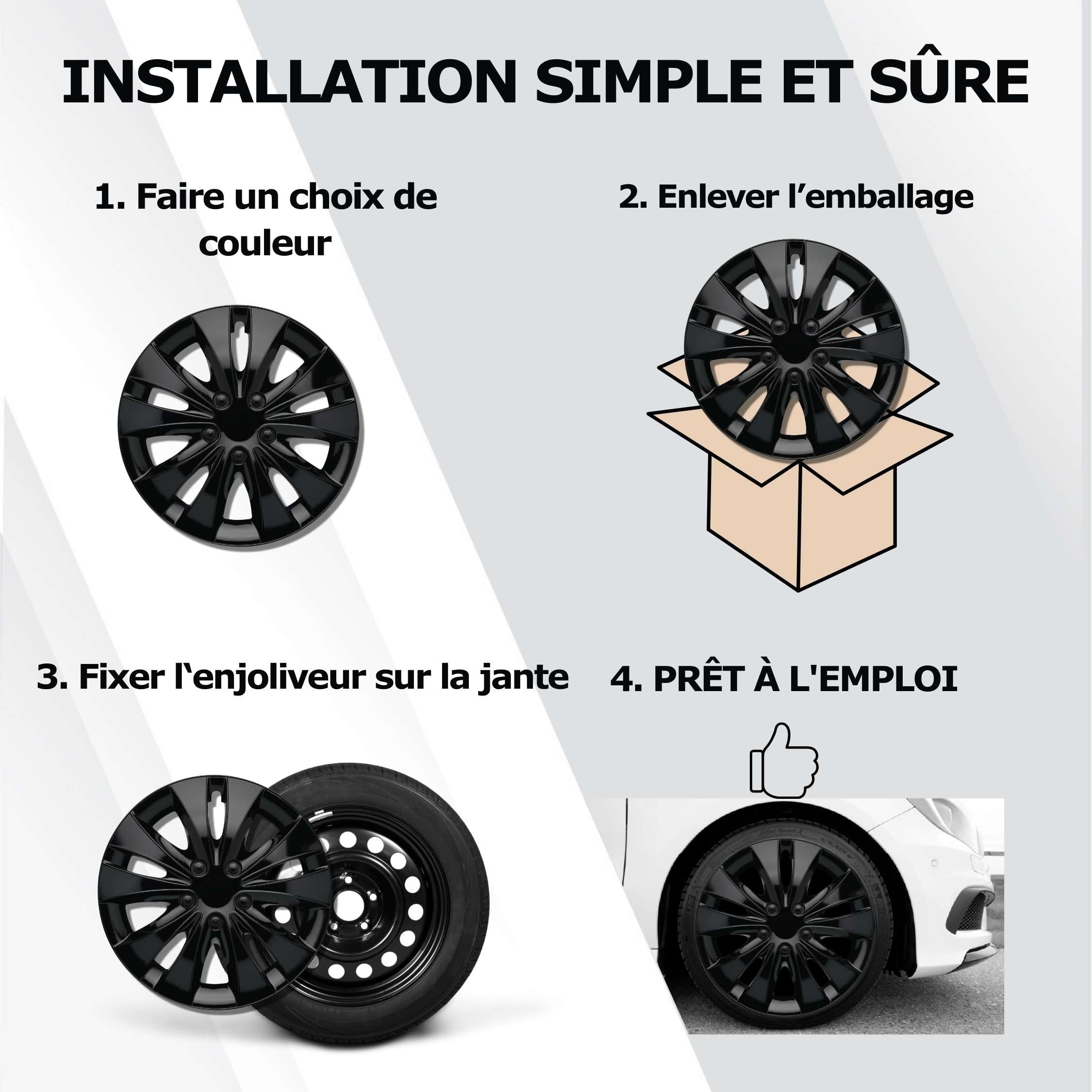 Pannenklöpper N 32 Black Wheel Centre Caps 64 Mm Rial Alutec Pack Of 4