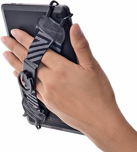 Miniatura 2 de TFY Correa de mano de seguridad con anillo de metal de rotación 360 y soporte para lectores electrónicos Kindle - HD 6  PaperwhiteVoyage