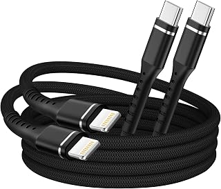 iPhone Charger Cable, 2Pack 3FT USB-C to Lightning Cable