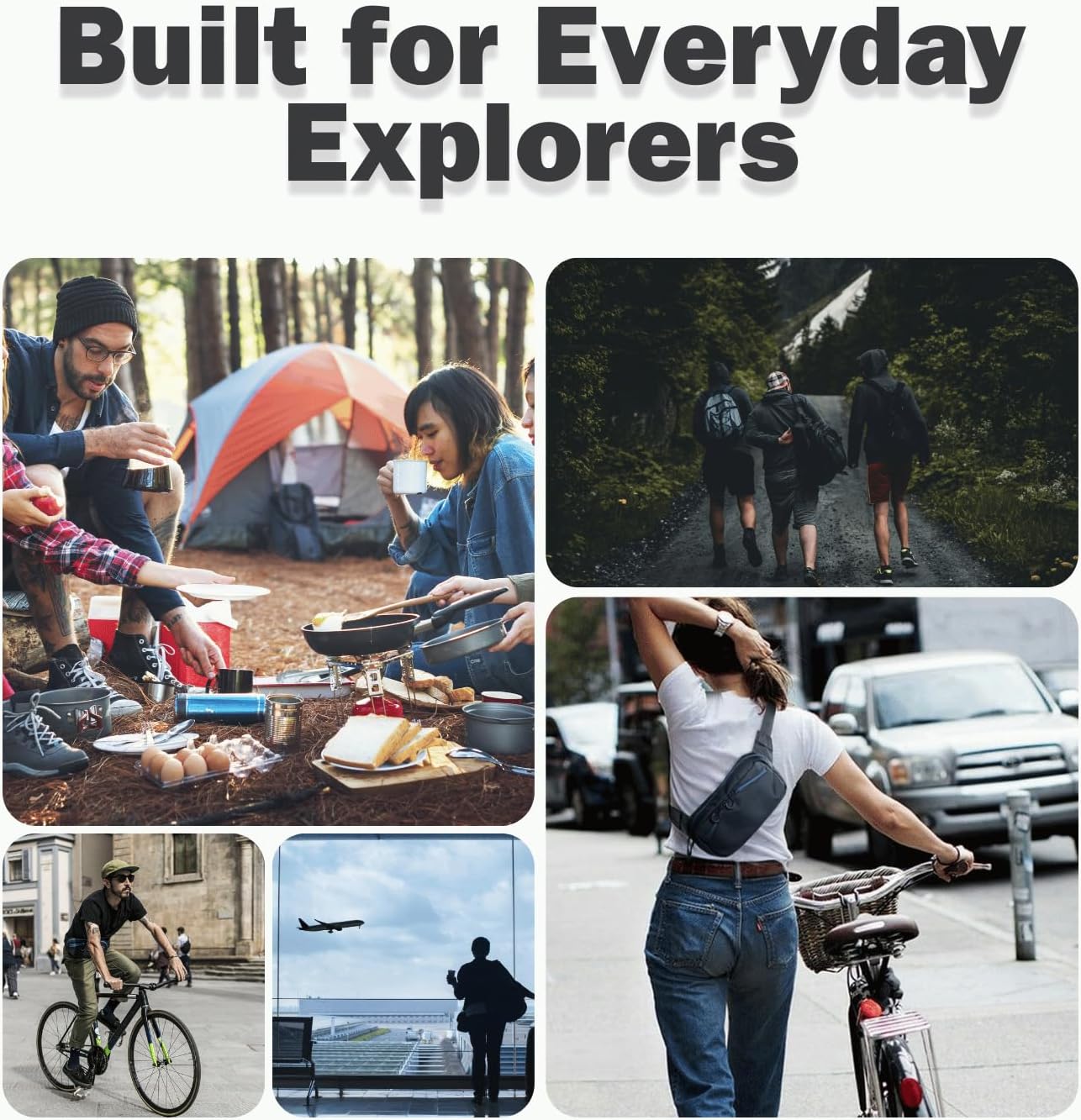 Water-Resistant Waist Pack with Breathable Back Panel and Key Hook for Travel Running Hiking and Everyday Use by QUATIAN - Image 8