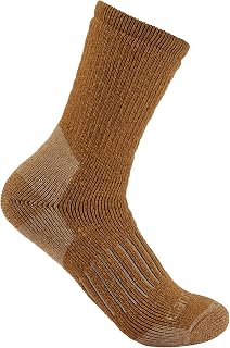 Carhartt Men's Heavyweight Synthetic-wool Blend Crew Sock