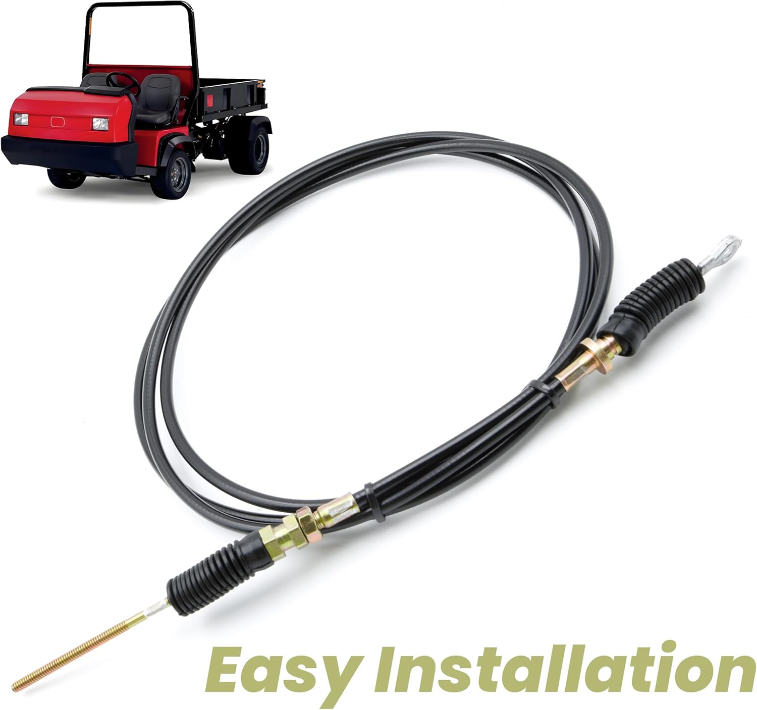 ASTROSYNC Gear Shift Cable Fit For Toro Utility Vehicles 07236 0723 07252 07252TC 07253 07253TC 07264 07264TC 07277 07277TC 07359 07359TC 12003 12004 12004TC Replace 104-6896 1046896