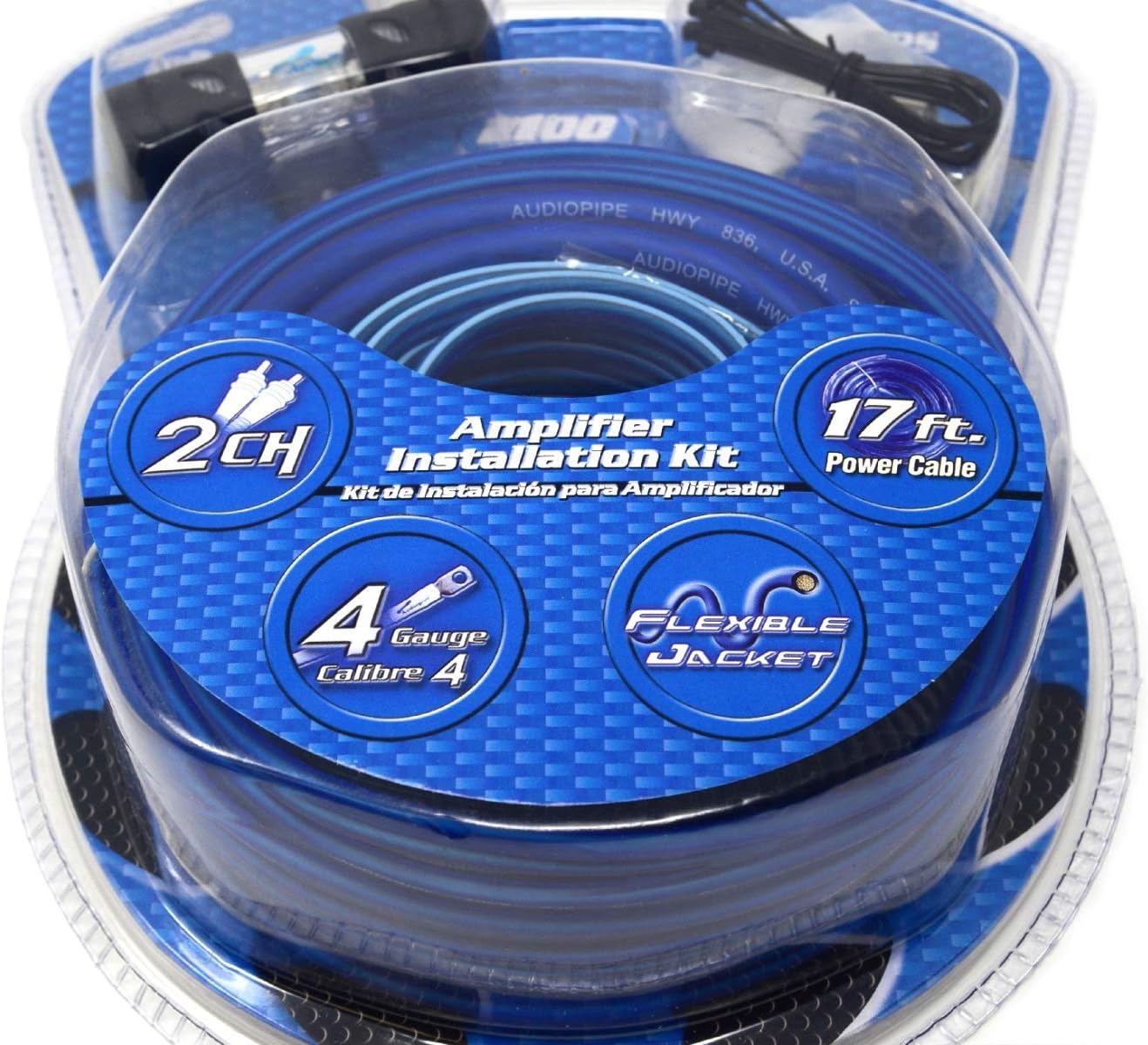 4 Gauge Platinum Series Amplifier Installation Kit - Complete 2100 Watt Car Audio Systems