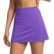 Soothfeel Tennis Skirts for Women High Waisted Golf Skirt with Shorts Pockets Workout Athletic Skort for Woman Casual