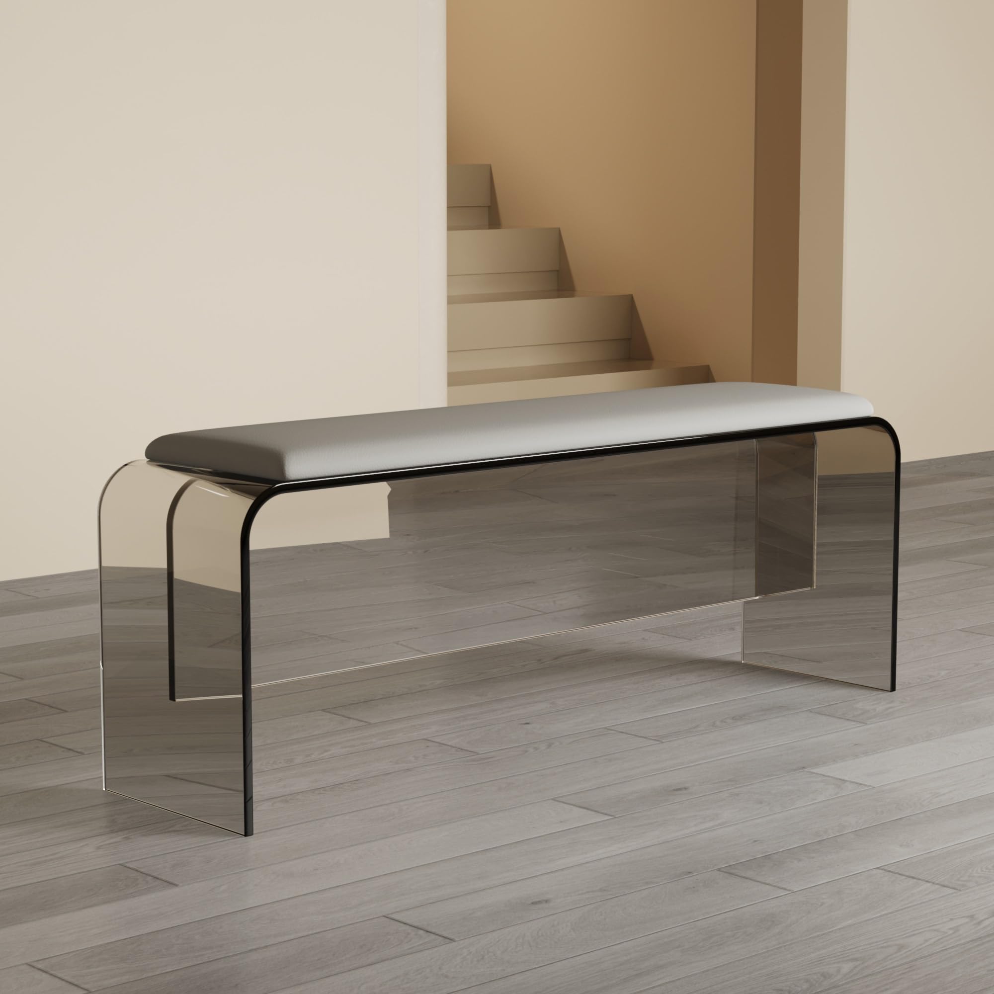 Banc d'entrée à chaussures industriel idéal pour organiser votre couloir