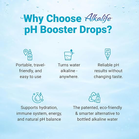 Alkalife pH Booster Drops 37ml (360 Servings)