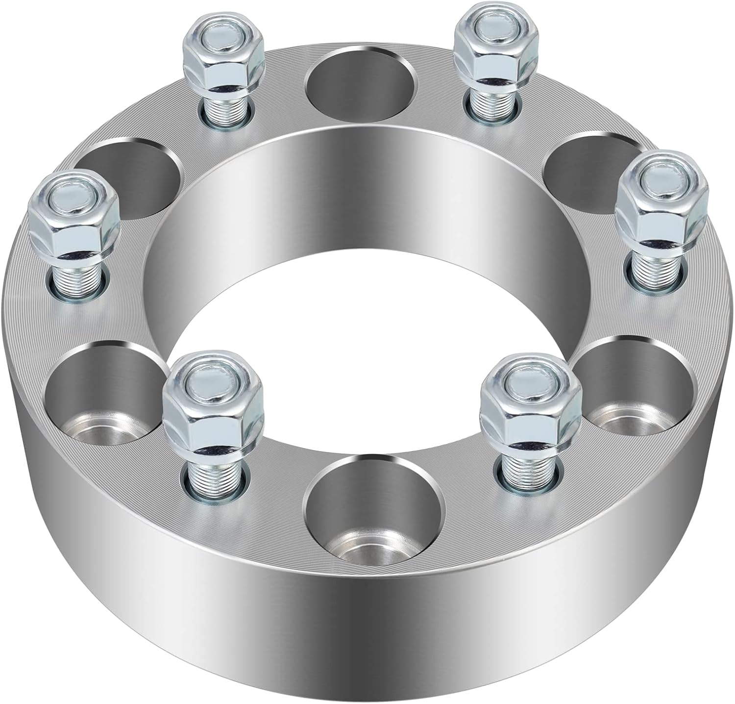 ECCPP Set of 4 2 inch Wheel Spacer 6x5.5 6x139.7 Wheel Spacer Adapter Kit with M 12x1.25 108mm Hub Bore for Armada Frontier Pathfinder Pickup QX4 QX56 Titan Xterra 6 Lug Silver Aluminum