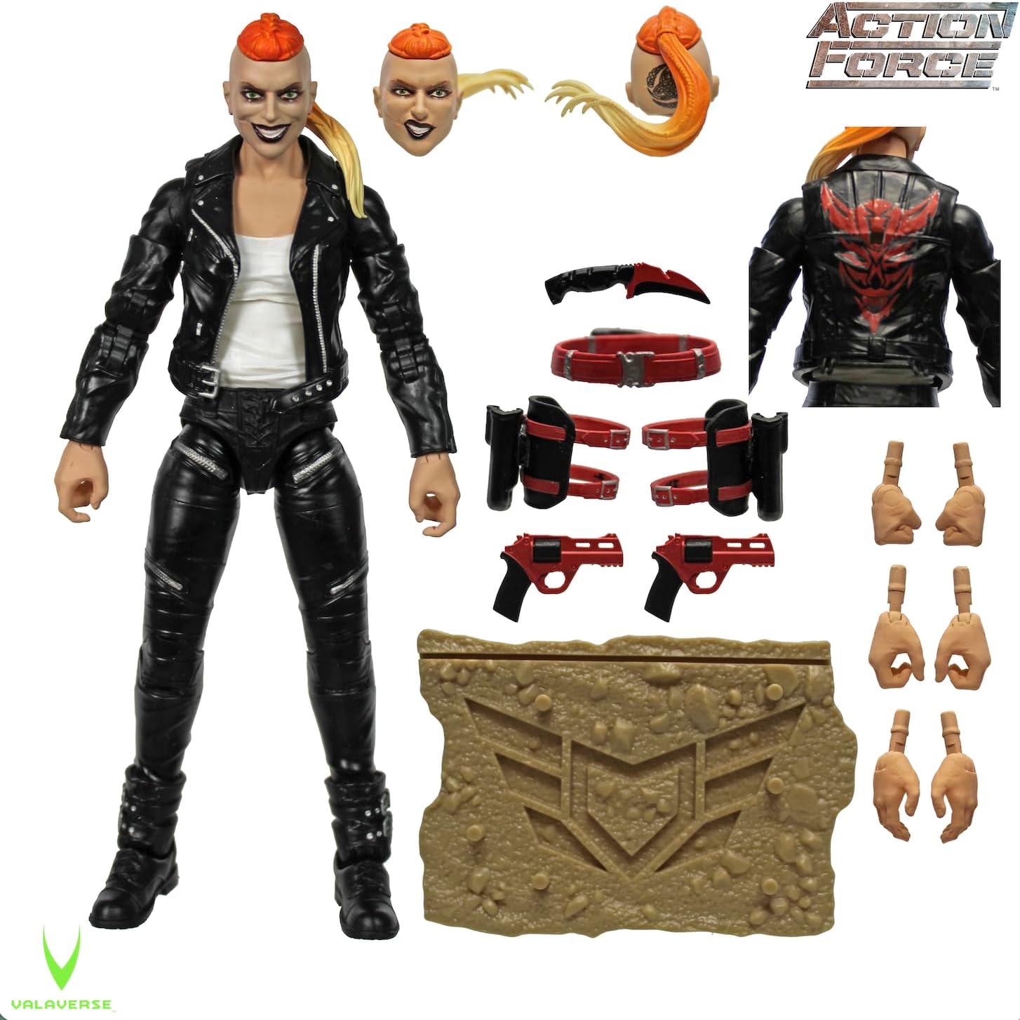 Action Force Valaverse Pandora Black SeriesPremium 6-Inch Scale Action Figure with Multiple Accessories