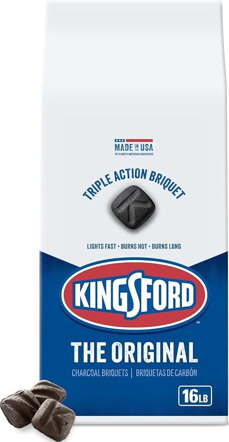 Kingsford Original Charcoal Briquettes, BBQ Charcoal for Grilling, 16 Pounds