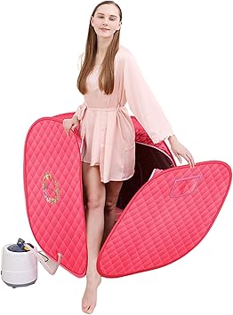 Amazon Jarenson 家庭用サウナ ルーム 進化版 簡易 ポータブル 風呂 自宅 用 サウナ テント 全身を蒸す 蒸し颜 蒸腿脚 折り畳み 収纳 Jarenson メンズ