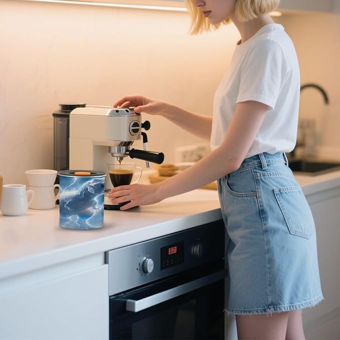 Almacenador de Alimentos ALAZA Dinosaurio Azul 30 oz, Acero Inoxidable miniatura 8