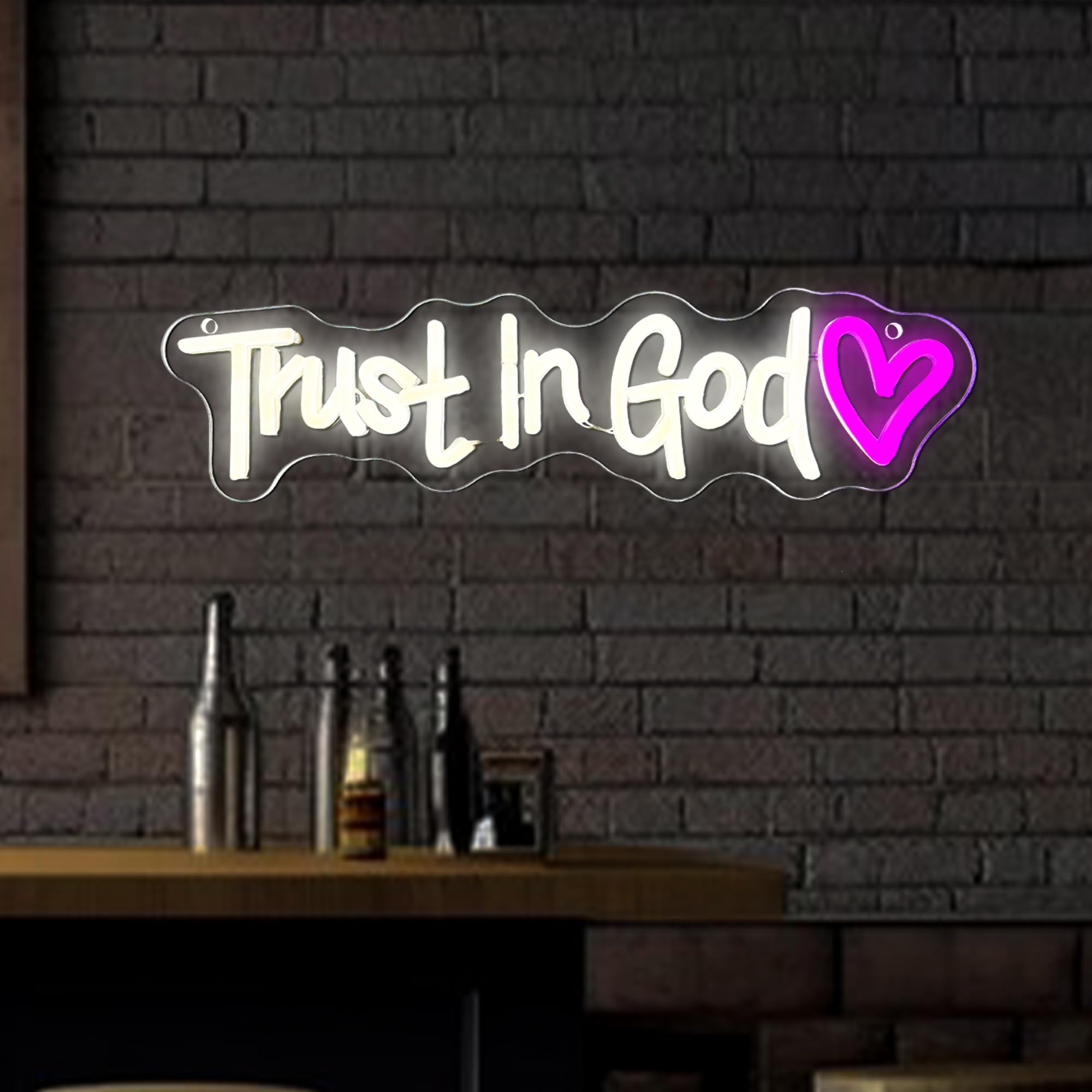 Trust In God Neon Sign