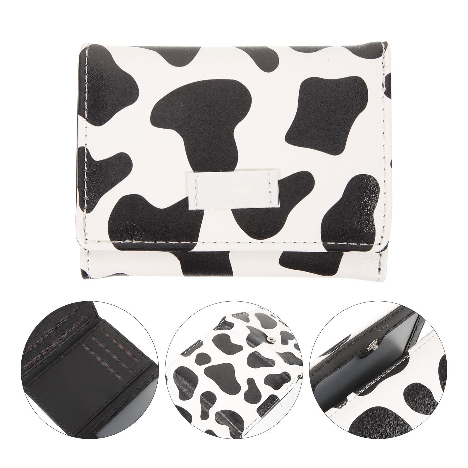 Yardwe Portafoglio Donna Pu Fashion Wallet Mini Scomparti | Festa Estiva, Portamonete Compatto per Vacanze e Viaggio, Stile All-match per Donne