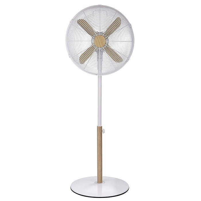 Buy Russell Hobbs RHMPF1601WDW 16 Inch Scandi Electric Pedestal Fan